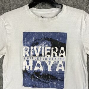 Riviera Maya Shirt Mens Large Mexico Beach Vacation Travel See You Sun Souvenir